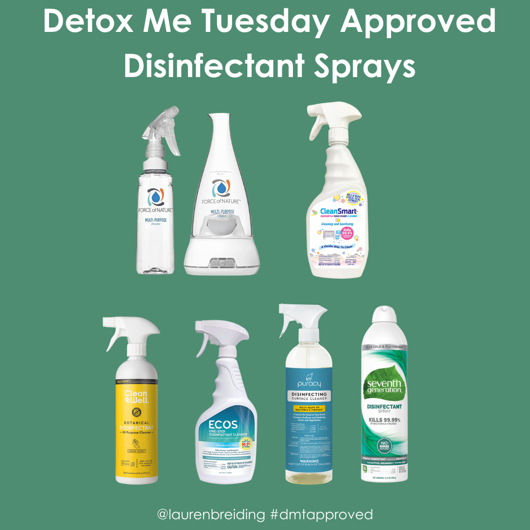 Detox Me Tuesday Approved Disinfectant Sprays — Detox Me Tuesday